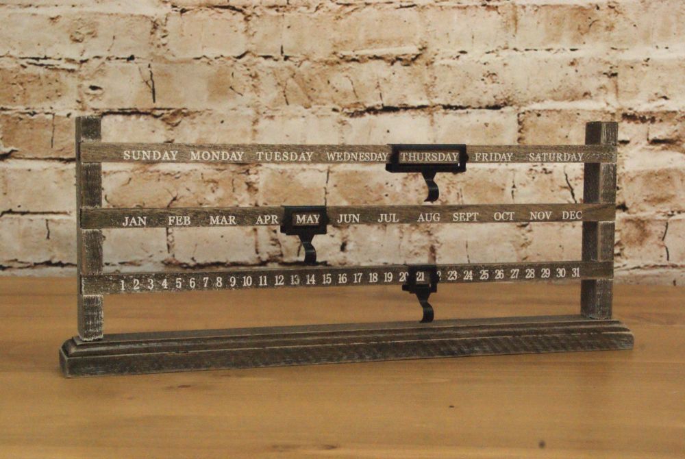 Gisela Graham Perpetual Desk Top Calendar