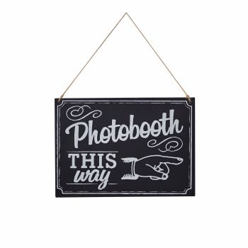 Ginger Ray Chalkboard Photo Booth Sign