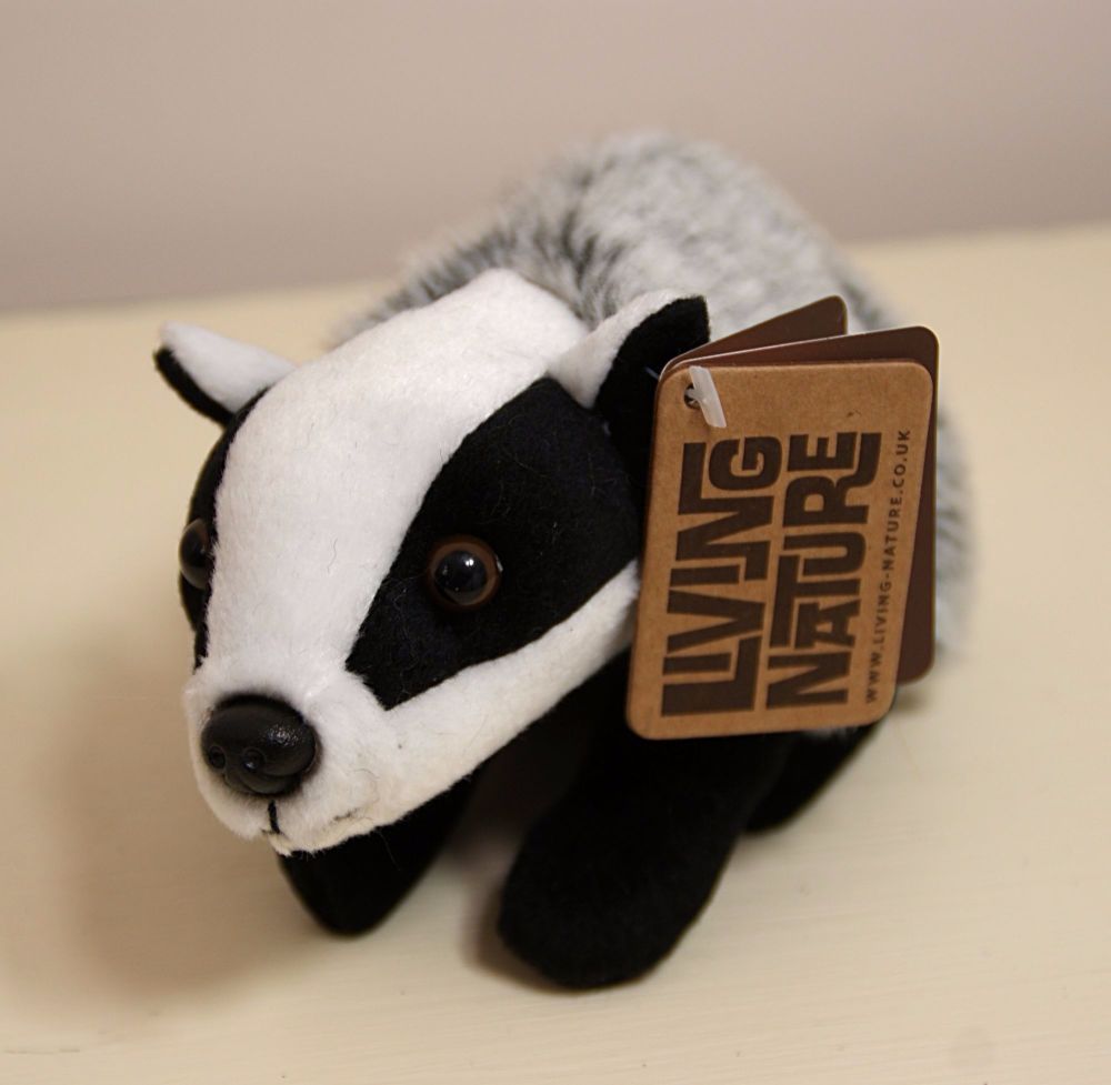 Living Nature Soft Toy Badger