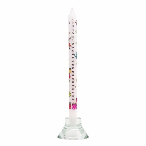 Sally Swannel Father Christmas Sleigh Advent Candle