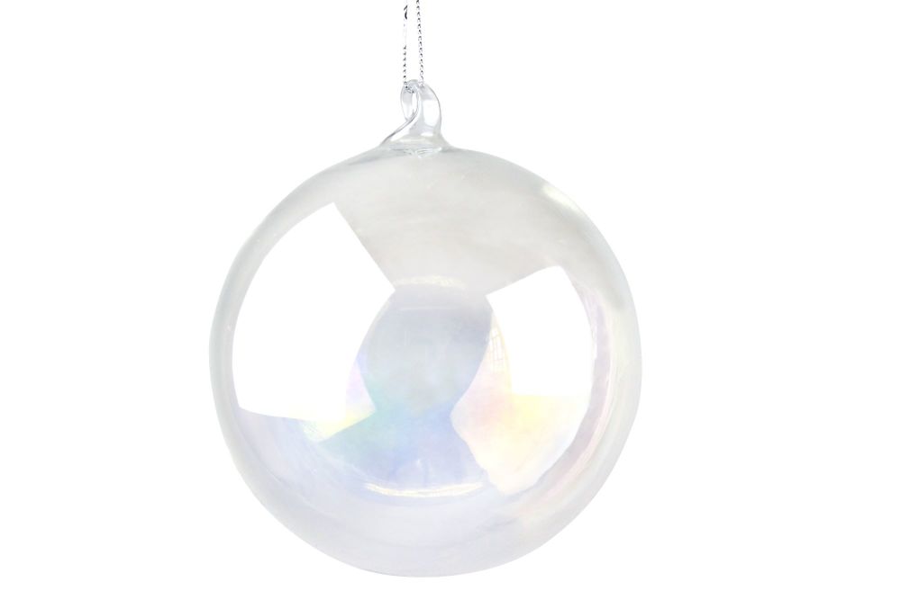 Clear Soap Bubble Bauble - Small