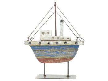 Gisela Graham Tugboat Ornament