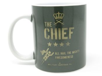'The Chief' Military Style Ceramic Mug