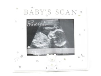 Resin Baby Scan Frame - 4" x 3"