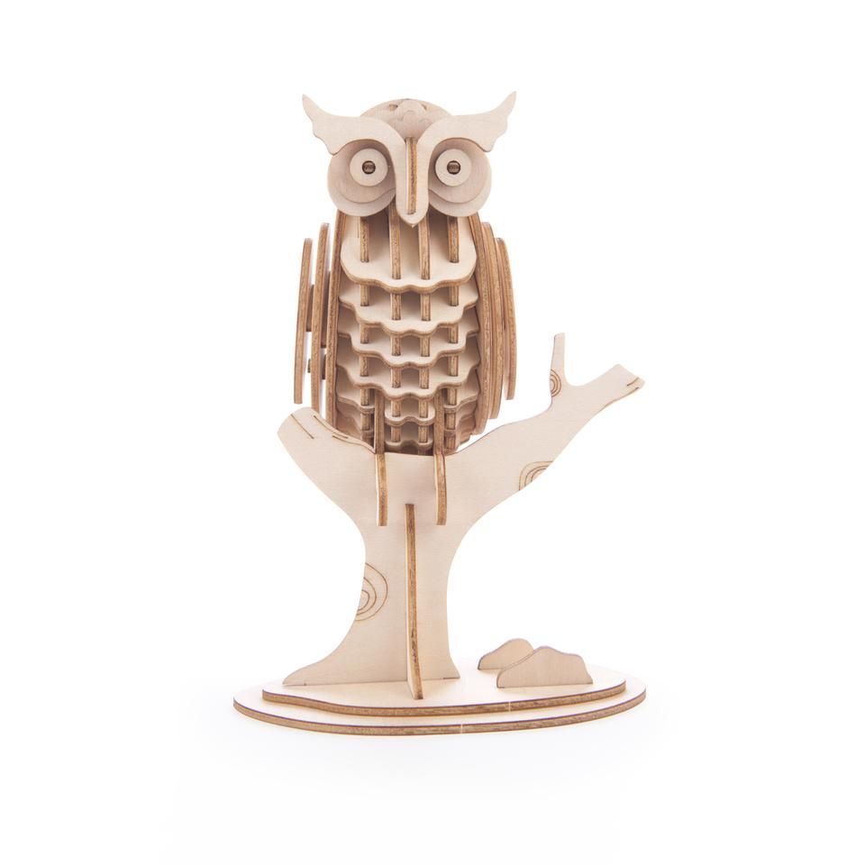3D Wooden Puzzle - Owl