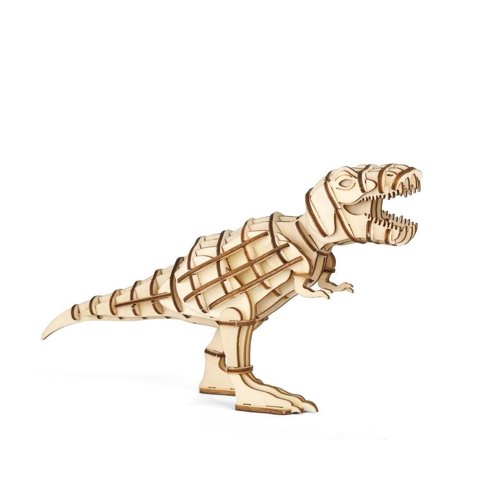 3D Wooden Puzzle - T-Rex