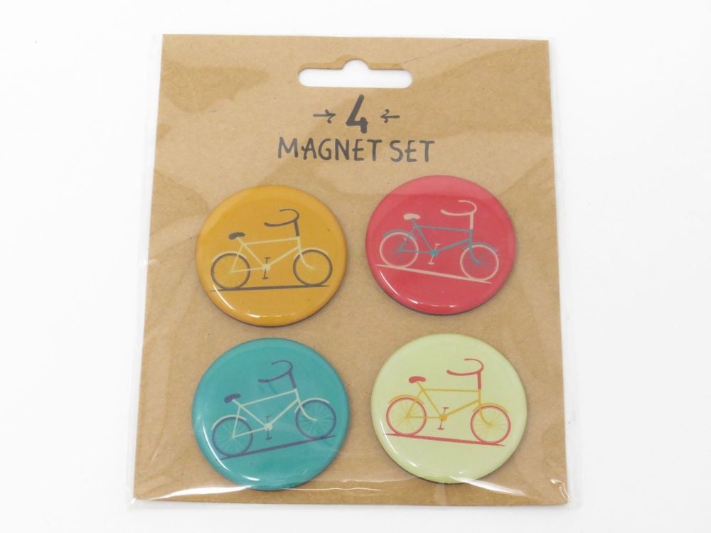 Set of 4 Bicycle Magnets