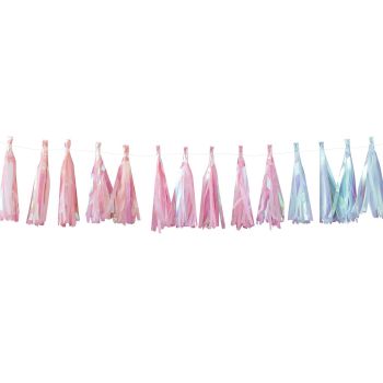 Ginger Ray Iridescent Tassel Garland