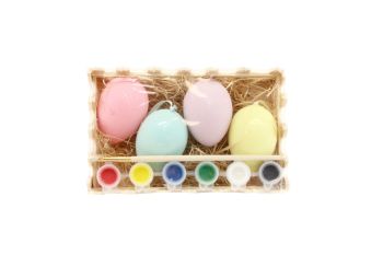 Gisela Graham Paint Your Own Egg Kit - Box of 4