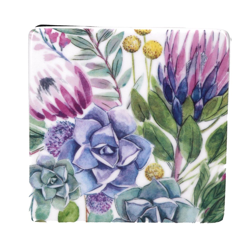 Gisela Graham Desert Blooms Ceramic Coaster
