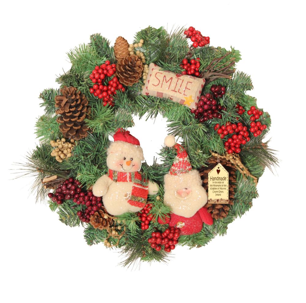 Festive Pals Medium Christmas Wreath