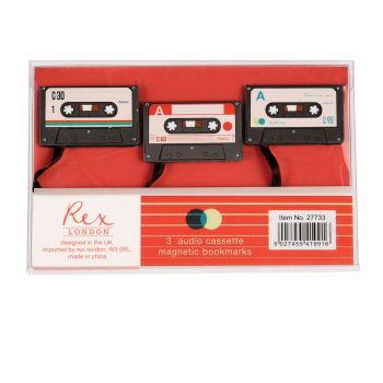 Cassette Tape Bookmarks - Set of 3