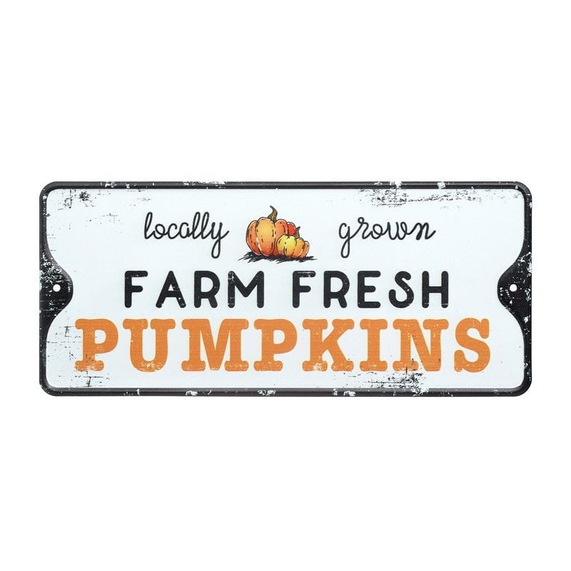 Pumpkin Farm Metal Sign