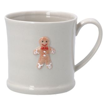 Gisela Graham Mini Ceramic Gingerbread Man Mug
