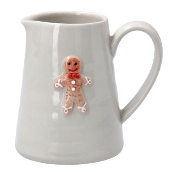 Gisela Graham Mini Ceramic Gingerbread Man Jug