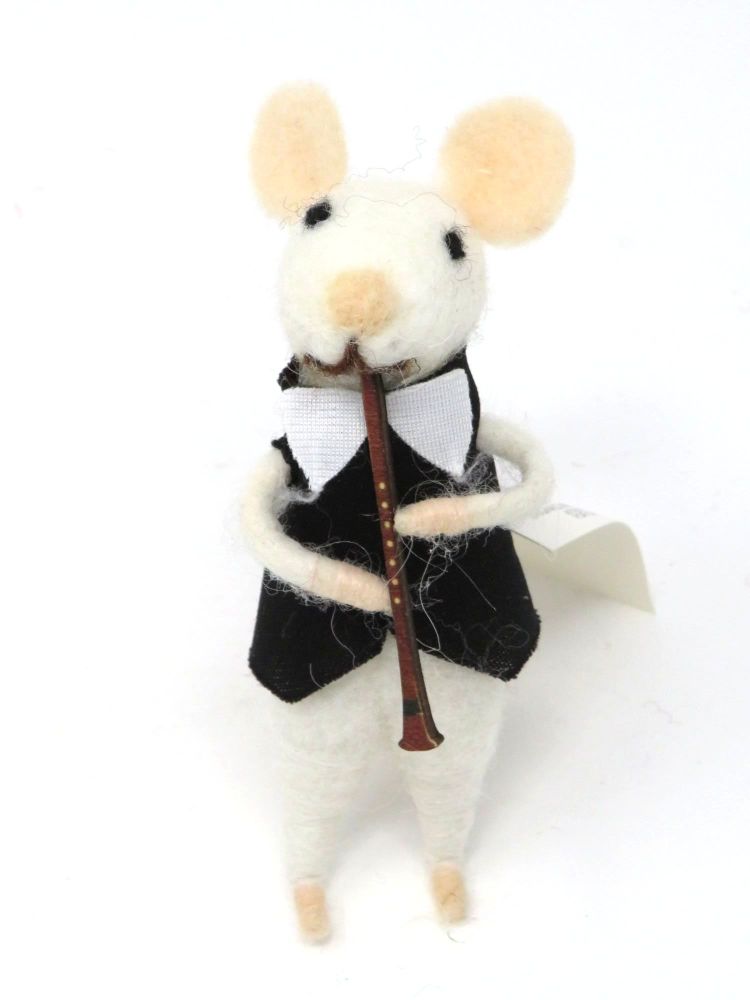 Felt Mouse with Clarinet