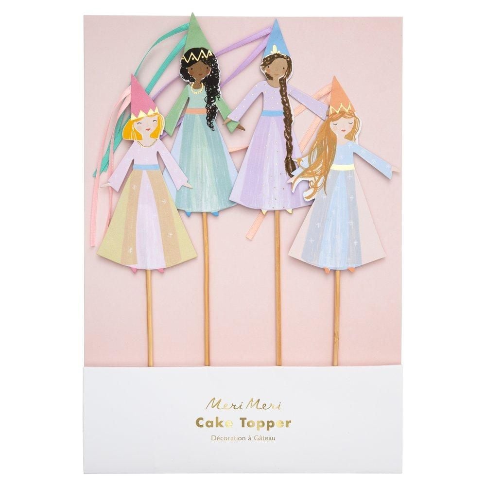 Meri Meri Princess Cake Toppers - Set of 4