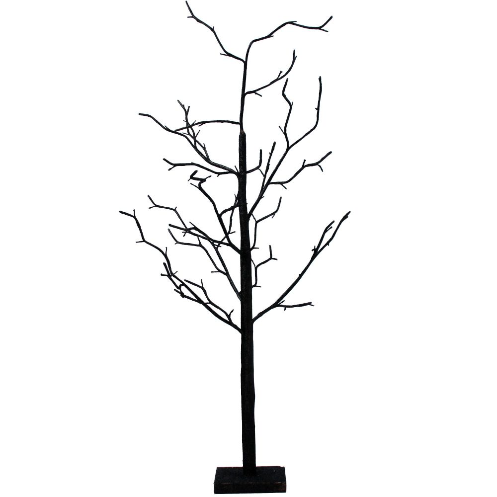 Gisela Graham Black Glitter Twig Tree