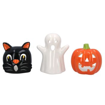 Halloween Ceramic Nite Lite - 3 Assorted Designs