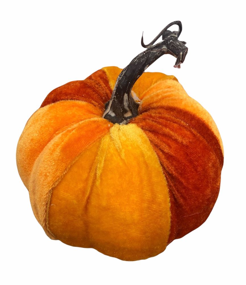 Velvet Patchwork Pumpkin