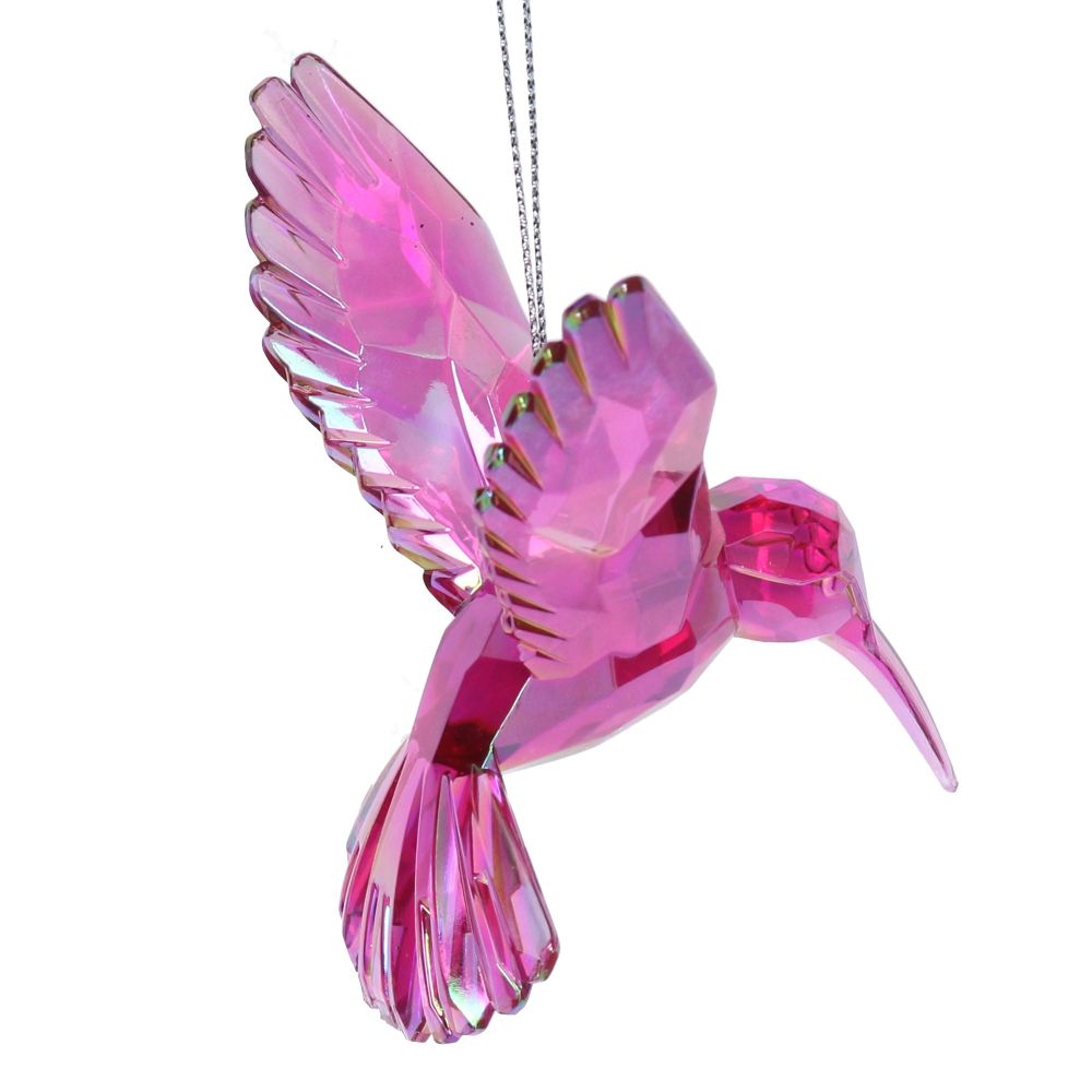 Gisela Graham Pink Acrylic Hummingbird