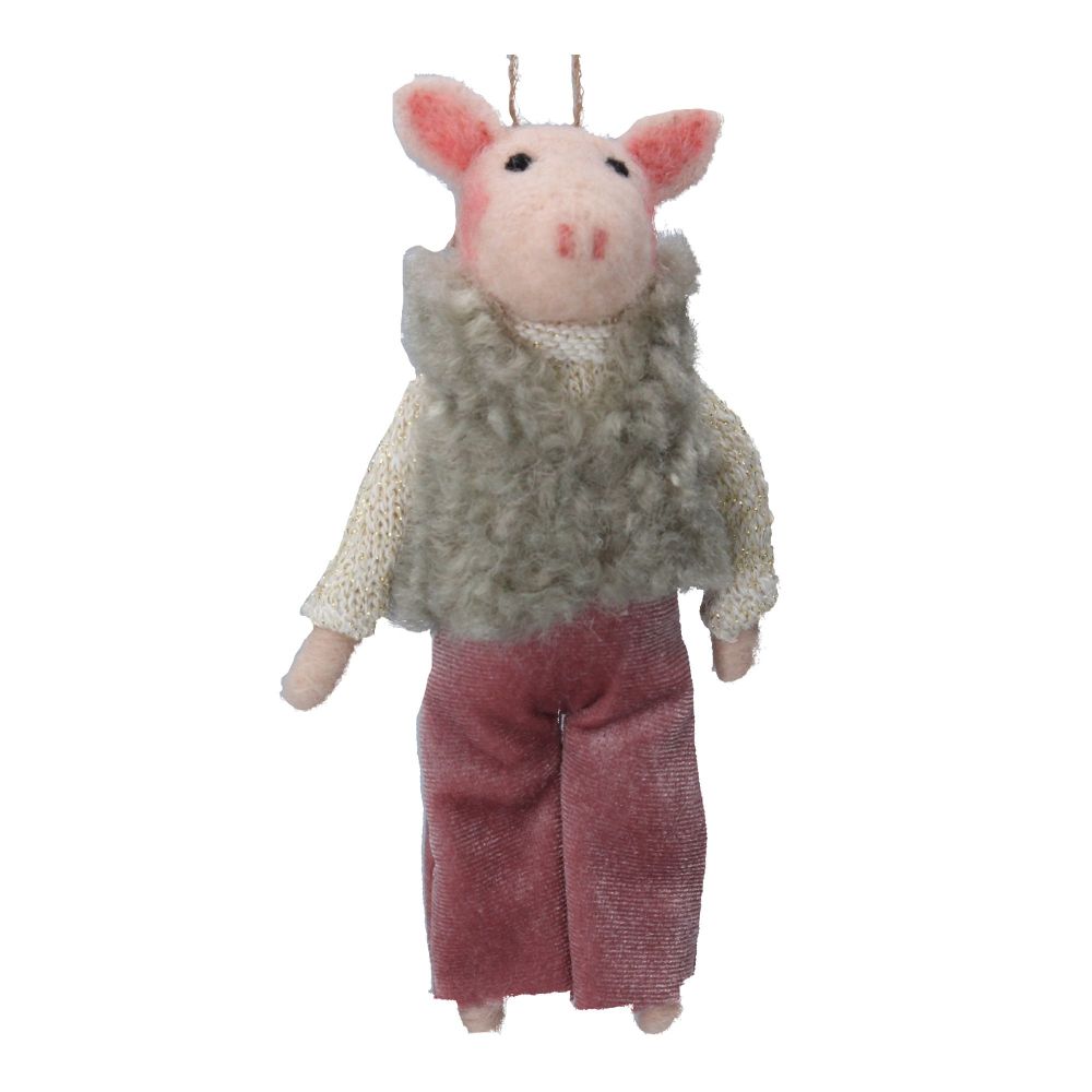 Gisela Graham Pig in Trousers Decoration