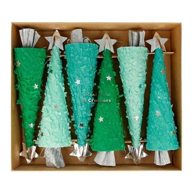 Meri Meri Christmas Tree Crackers - Box of 6