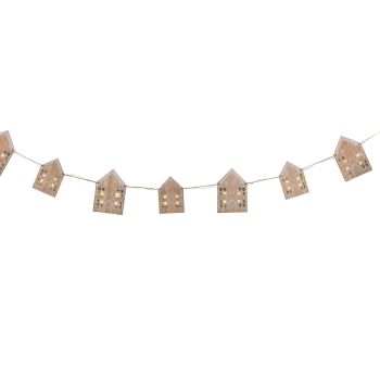 Ginger Ray Light Up Wooden Gingerbread House Bunting