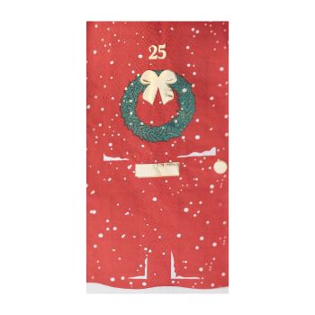 Ginger Ray Christmas Door Napkins - Pack of 16