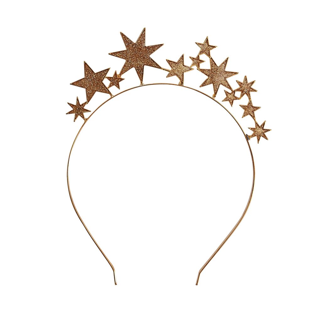 Ginger Ray Gold Metal Star Headband