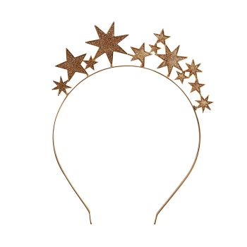 Ginger Ray Gold Metal Star Headband