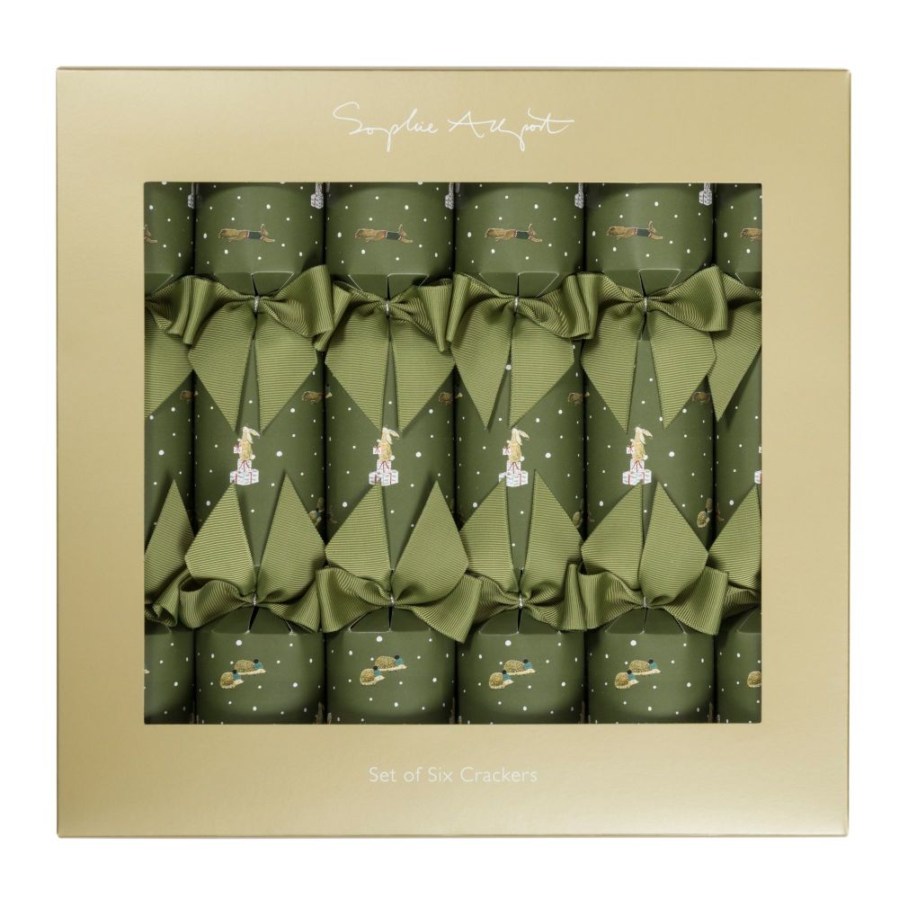 Forest Friends Christmas Crackers - Box of 6