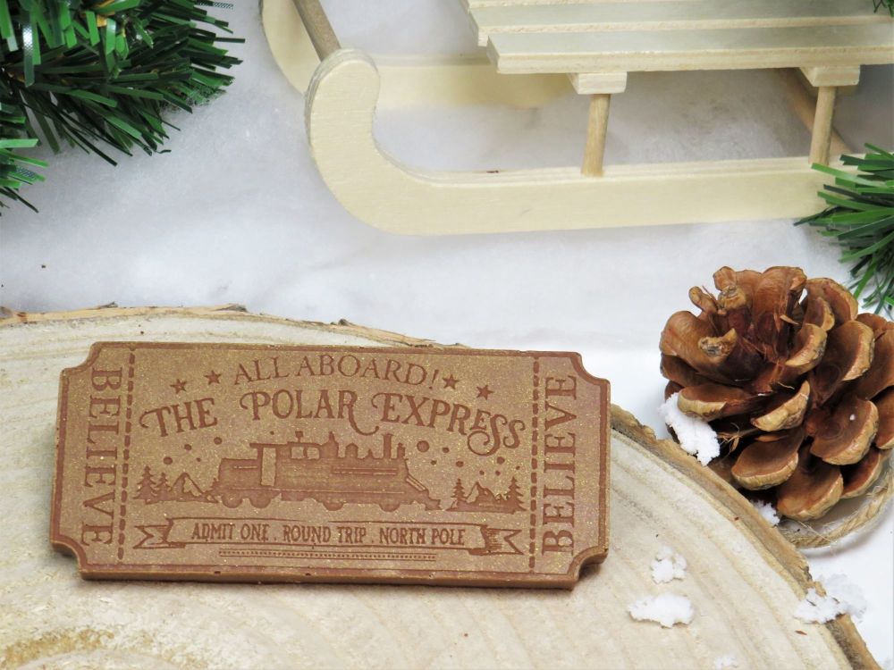 Polar Express Ticket Milk Chocolate Bar