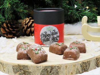 Chocolate Yule Log Truffles