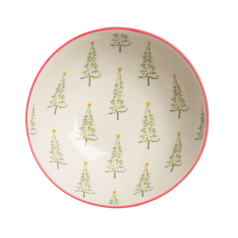 Sophie Allport Christmas Tree Stoneware Nibble Bowl