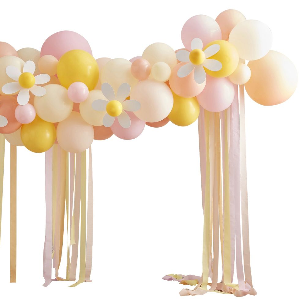Ginger Ray Pastel Daisy Balloon Arch