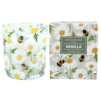Gisela Graham Bee and Daisy Candle - Large