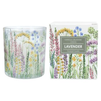 Gisela Graham Wildflower Meadow Boxed Candle - Large