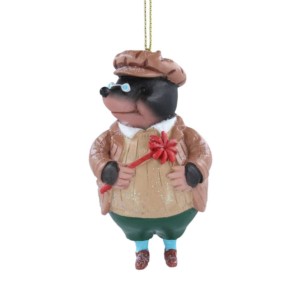 Gisela Graham Mole Decoration - Wind in the Willows Collection