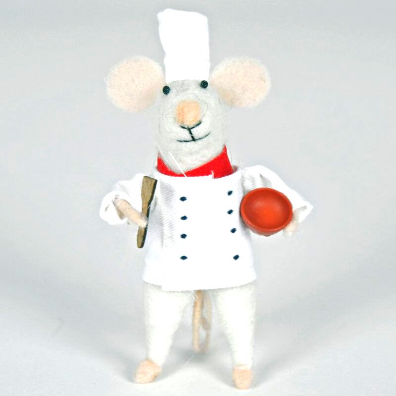 Felt Chef Mouse