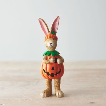 Standing Pumpkin Rabbit Ornament