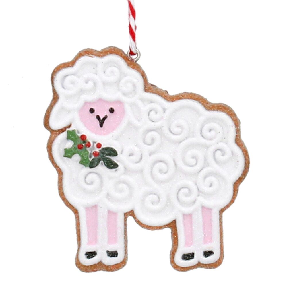 Gisela Graham Gingerbread Sheep Decoration