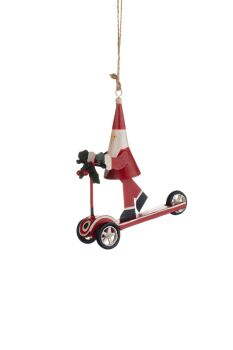 Shoeless Joe Red Scooter Santa