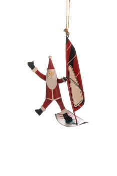 Shoeless Joe Windsurfing Santa