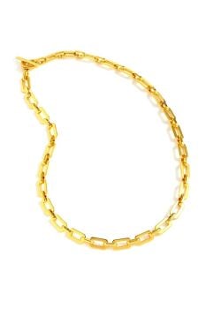 Estella Bartlett Square Link T-Bar Necklace - Gold Plated