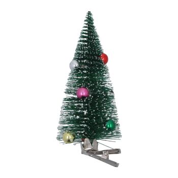 Gisela Graham Clip Bristle Christmas Tree