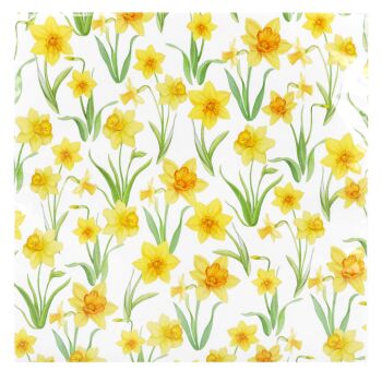 Gisela Graham Daffodil Napkins - Pack of 20