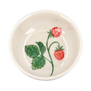 Gisela Graham Strawberry Stoneware Mini Bowl