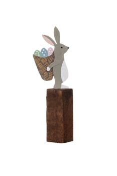 Bunny with Egg Basket Ornament