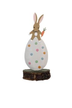 Bunny on an Egg Decoration